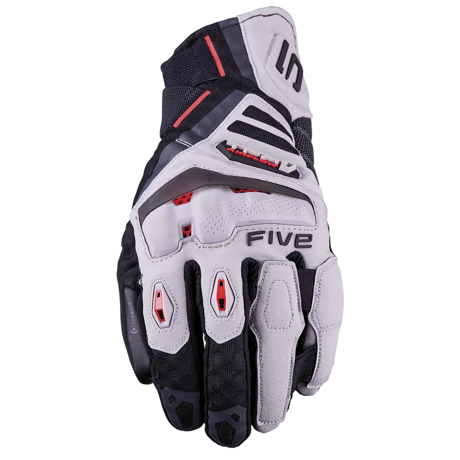 GREY FLUO RED
