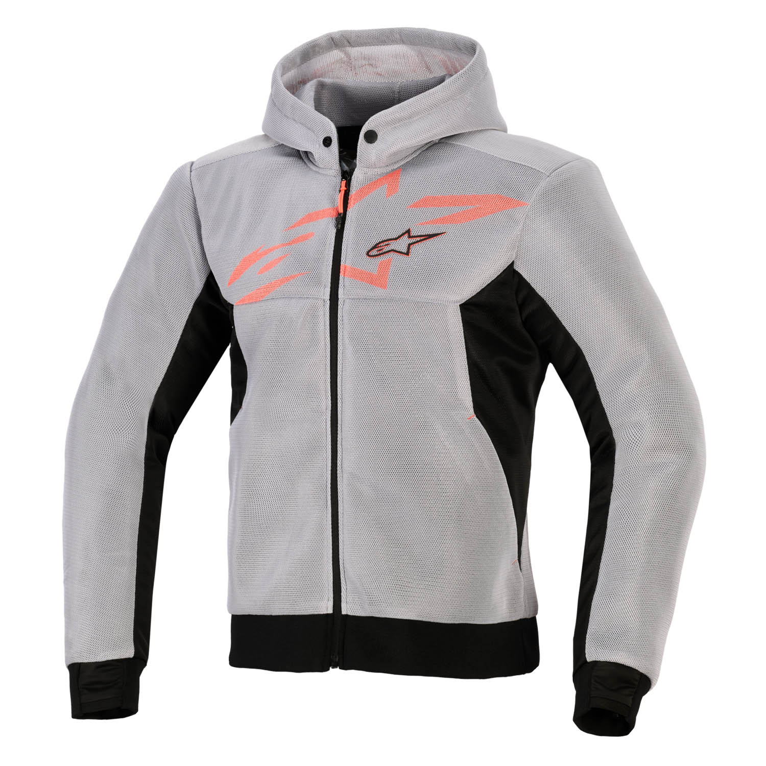 1196 BLACK MID GRAY RED FLUO