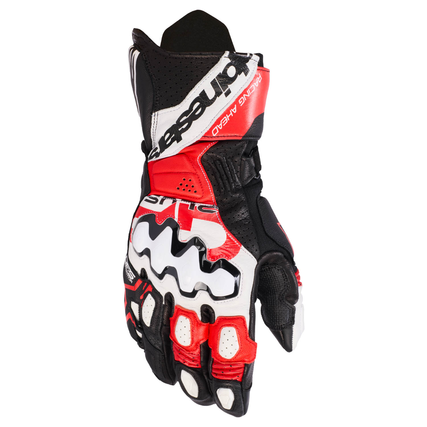 1304 BLACK WHITE BRIGHT RED