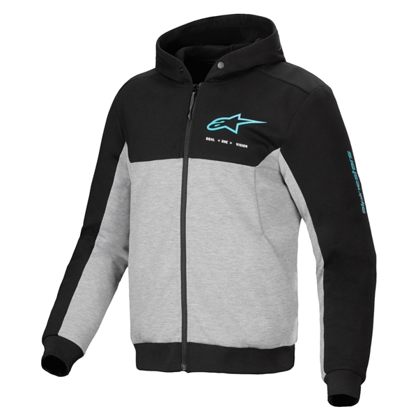 1475 BLACK GRAY HEATHER TURQUOISE
